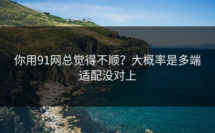 你用91网总觉得不顺？大概率是多端适配没对上